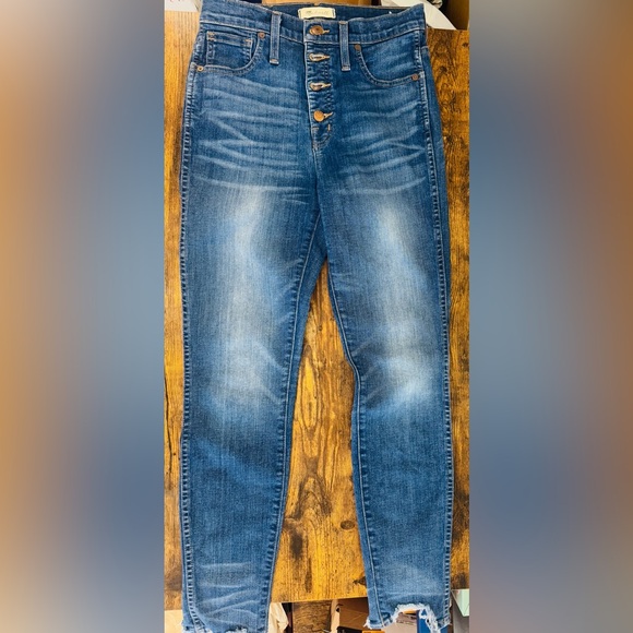 Madewell 10" High-Rise Skinny Jeans-Size 27 - Picture 7 of 14